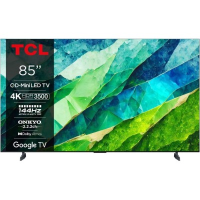 TCL 85''C855 4K 144HZ QD-MiniLED TV s Google TV-omGame Master Pro 3.0