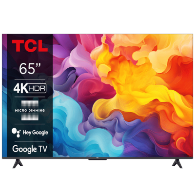 TCL 65"V6B 4K TV Google OSHDR10 and HDR HLG HDMI 2.1Game Master 2.0 Dolby Audio