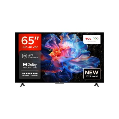 TCL 65"V6C 4K TV Google OSHDR10 HVA Panel Motion ClarityDolby Audio AiPQ Processor