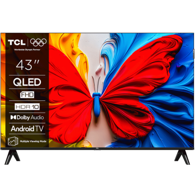 TCL 43"S5K FHD QLED TV60 Hz HDR 10 Android TVDolby Digital Plus